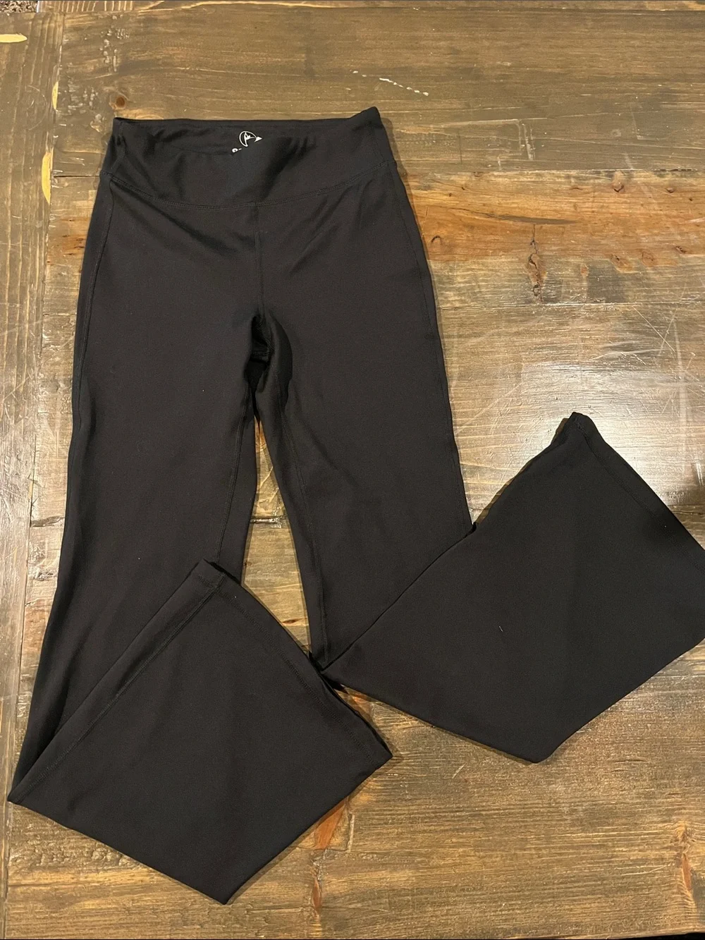 90 Degree By Reflex Kids Black Flared Leggings